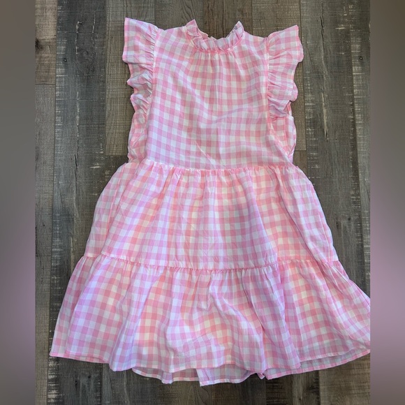 entro Dresses & Skirts - Entro pink white gingham “rush” dress